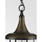 Progress Lighting Bastille Collection Aged Brass One-Light Pendant P500236-161 - alternate 2
